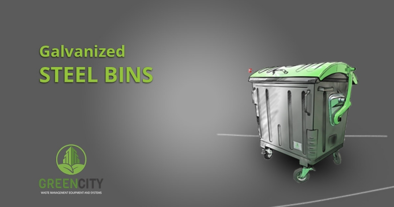 Steel Bins 660L - 1100L